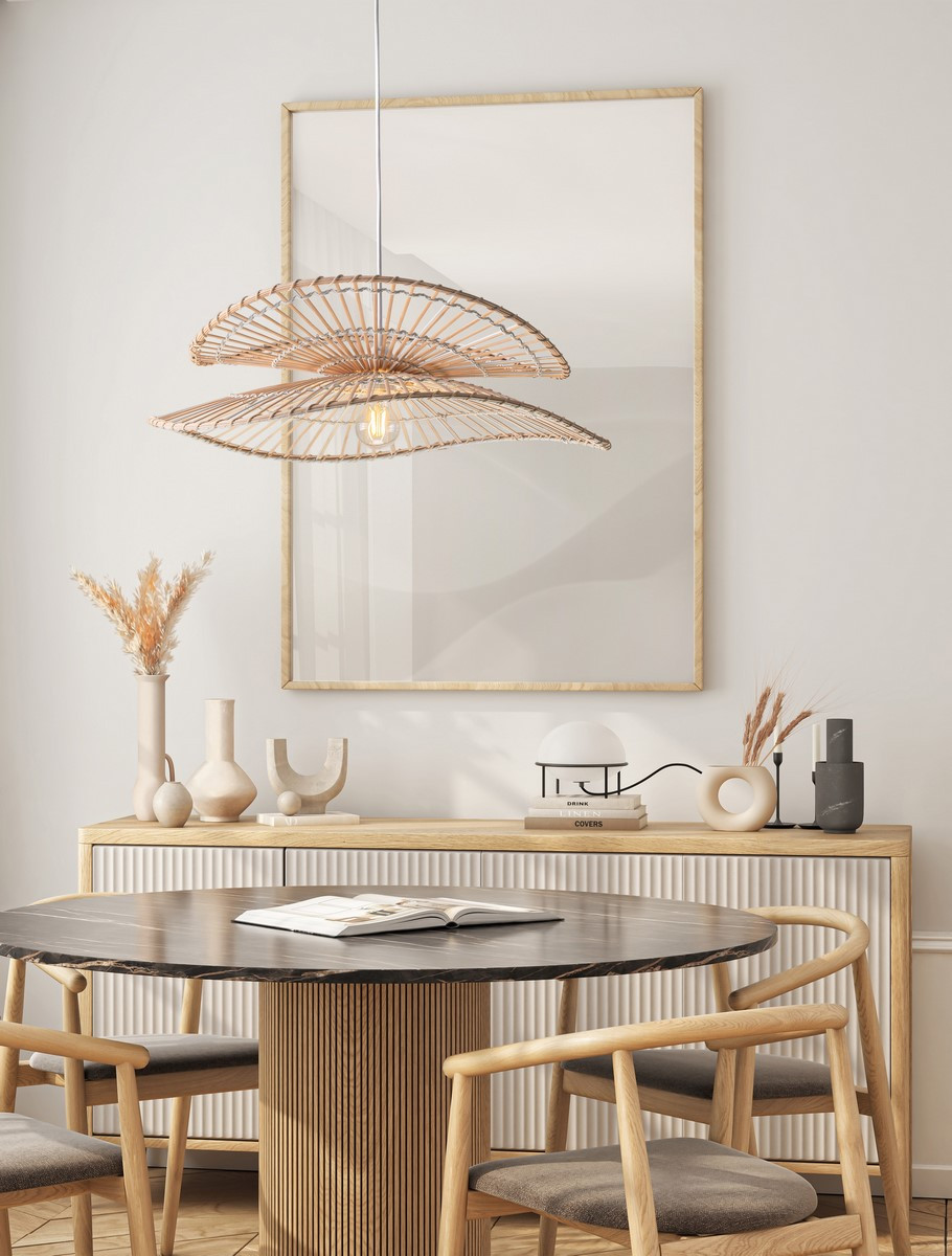 lampy drewniane lampa z bambusa samba